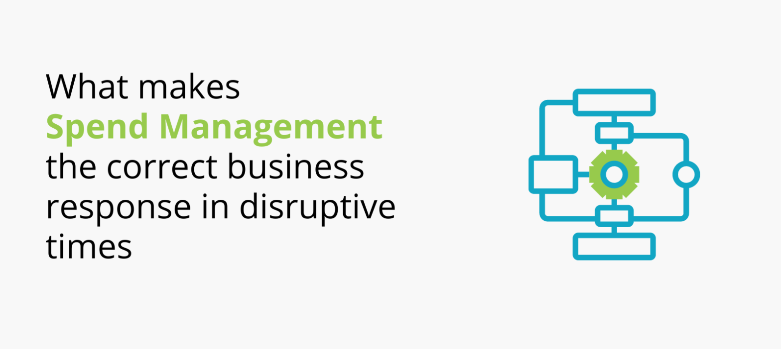 What makes Spend Management the correct business response in disruptive times